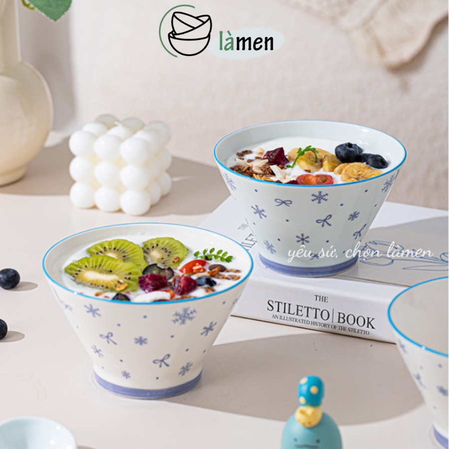 Bát Ăn Cơm, Bát Sứ In Hình Dễ Thương, Bát Ăn Súp, Sữa Chua BAT030
