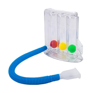 Máy tập thở 3 quả bóng - Luyện tập hô hấp sâu, cải thiện chức năng phổi, đo lường chỉ số hô hấp