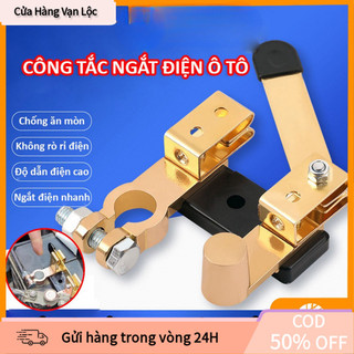 【vạn】Công tắc ngắt kết nối bình ắc quy 12V 24V bằng hợp kim thép mạ đồng chống ăn mòn hiệu quả cho xe hơi và xe máy