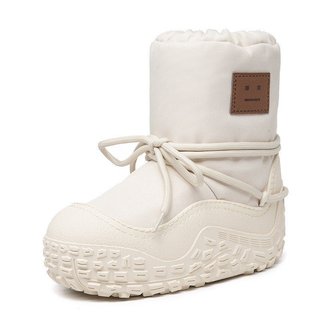 Giày thể thao ngoài trời Mũm mĩm Giày nữ Giày bốt Cotton nâng cao ấm áp Giày bốt ngắn