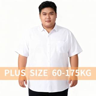 Áo sơ mi nam plus size oversize màu đen đơn giản, thoáng khí, phù hợp công sở