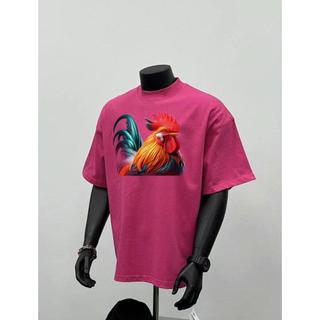 Áo thun Stee Cổ tròn GÀ TRỐNG Localbrand ITSNCUONGI Unisex Cotton