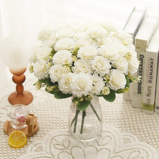 Hoa Giả Decor Trang Trí Nhà Cửa Bó Hoa Lụa Mẫu Đơn 7 Đầu Cao Cấp Đẹp Như Thật Bàn Làm Việc Phòng Khách Đám Cưới Chụp Ảnh Sản Phẩm DIY Sang Trọng Tinh Tế Nội Thất Nhiều Màu Sắc Văn Phòng Studio Thẩm Mỹ Cắm Bình