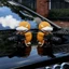 Gatling Psyduck Sang Trọng Búp Bê Sáng Tạo Mái Xe Trang Trí Phía Sau Dễ Thương Nhân Vật Hành Động Đồ Chơi Vịt Trang Trí