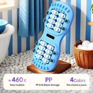 Con lăn massage chân đôi di động 2026 Con lăn mát xa chân cho Plantar Fasciitis Giảm và cải tiến tuần hoàn Con lăn massage chân kép Công cụ để sử dụng văn phòng tại nhà cầm tay nhỏ gọn