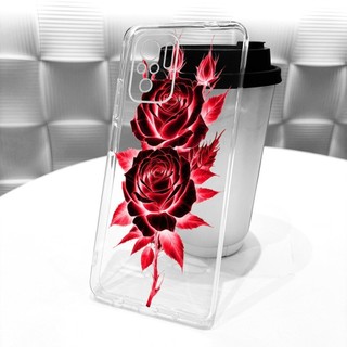 Ốp Trong Suốt Cho Xiaomi Redmi Note 10 / Note 10S / Note 10 Pro / Note 10 Pro Max Ốp Lưng Mềm Hình Bướm Hoa Thời Trang