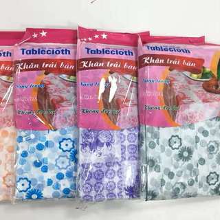 sét 10 khăn trải bàn ăn nilong dùng một lần tiện lợi