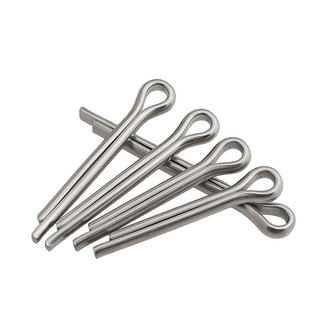 M1 M1.2 M1.5 M2 M2.5 M3 M3.2 M4 M5 M6 M6.3 M8 304 Thép Không Gỉ Chia Kẹp Khóa Cotter Giữ Pin Chia Chia Kẹp