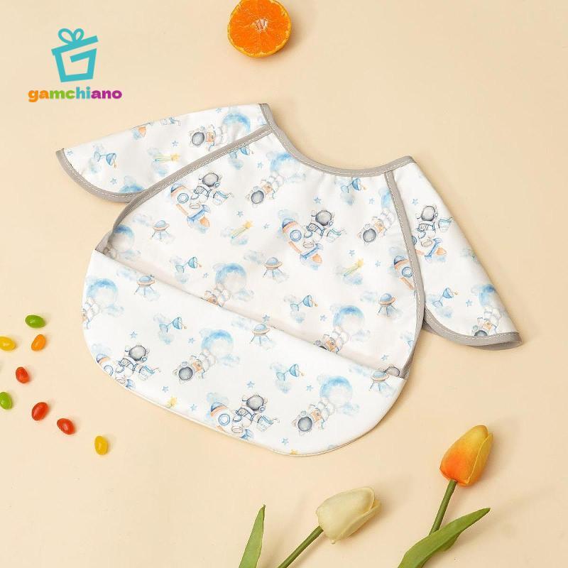 Yếm cho bé Thoải mái Ăn Smock Yếm cho bé ăn Tranh mẫu giáo