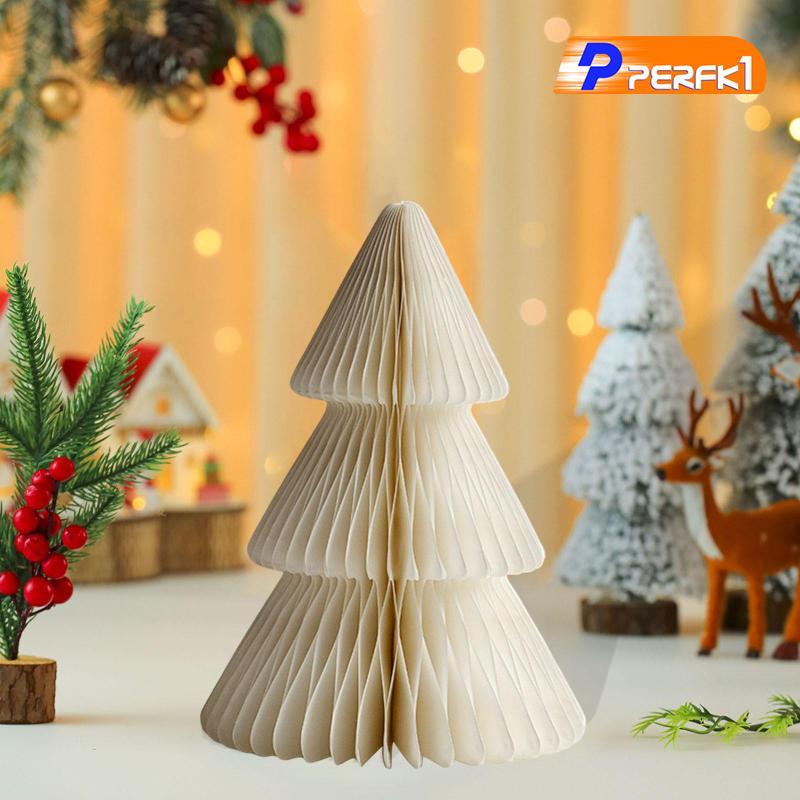 Giấy Giáng Sinh Trang Trí Cây Trang Trí Tổ Ong Cây Giáng Sinh Giáng Sinh Mantel Trang Trí Cho Kệ Sách