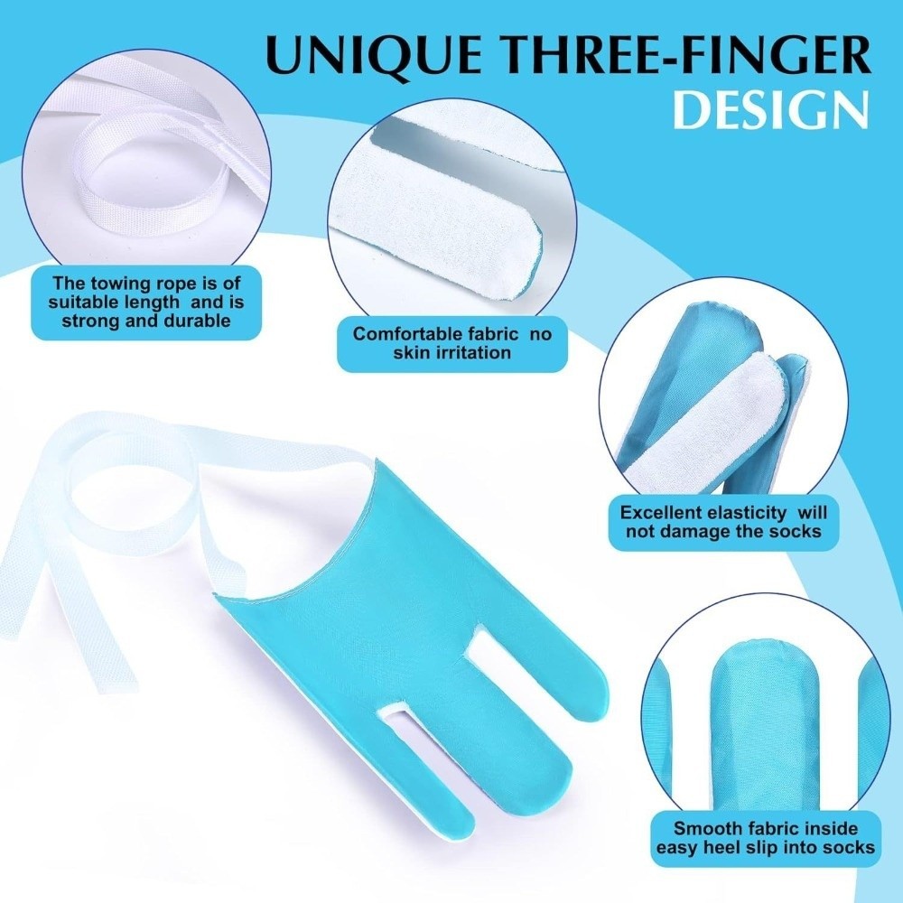 Dụng cụ trợ giúp đeo tất SAUOF, có dây có thể điều chỉnh Dụng cụ trang điểm tất dễ dàng, tiện lợi Không cần uốn cong trên tất Phụ nữ mang thai