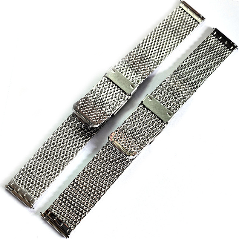 Khóa từ tính - Dây đeo đồng hồ bằng thép không gỉ Milanese lưới 1.0mm 20mm 22mm Dây đeo đồng hồ phát hành nhanh cho SEIKO 5 Diver Lặn cá ngừ Samurai Vòng tay nam nữ