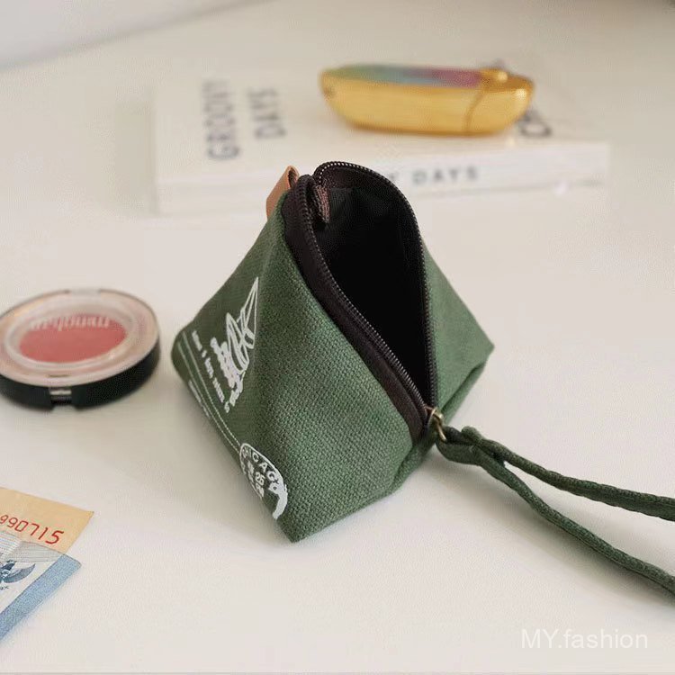 Tháp Eiffel Sáng tạo độc đáo Retro Zongzi Ví đựng tiền xu, Túi vải Mini dễ thương Túi đựng tiền xu Túi đựng chìa khóa