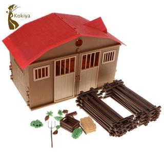 DIY Making Farm Scene Playset Đồ chơi trẻ em
