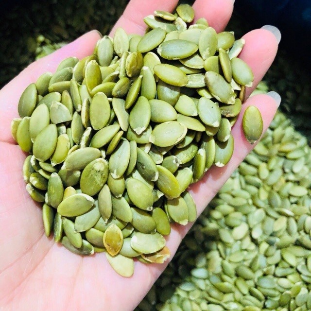 500Grm Hạt Bí Ấn Độ Hạt To, Chắc, Mới  Dùng Để Nấu Sữa, Làm Bánh - Bao Ăn