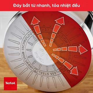 Nồi hấp Inox 18/10 Tefal Couscous Primary E3089504 24cm - Thép không gỉ - Đế 3 lớp | BH 24 Tháng
