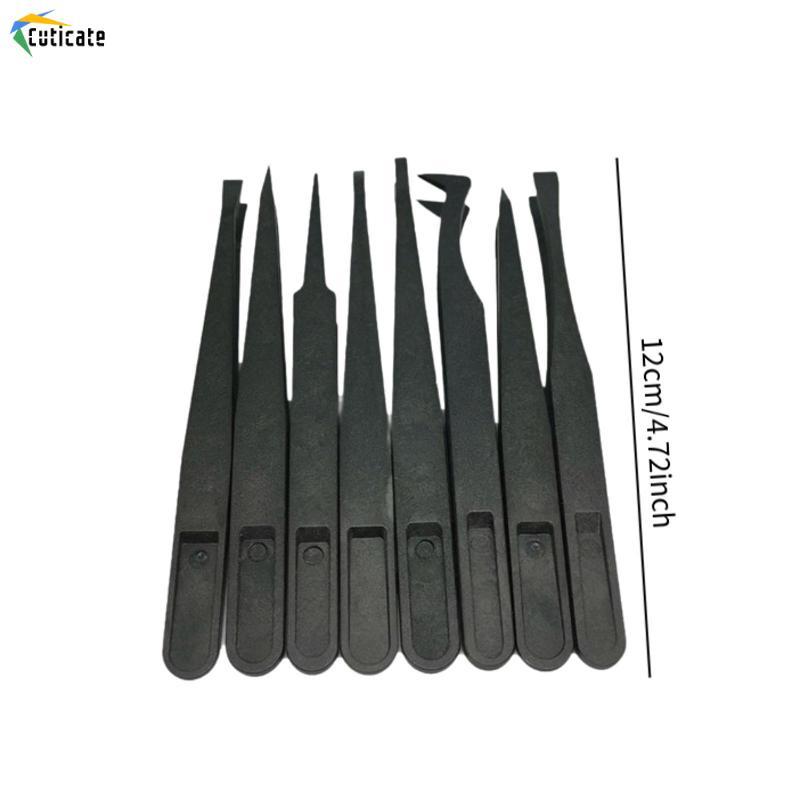 Bộ Nhíp Chính Xác 8 Mảnh, Chống Tĩnh Điện, Di Động, Tiện Dụng, Đa Năng, Cho Hàng Thủ Công, Làm Đồ Trang Sức Và Phòng Thí Nghiệm Làm Việc