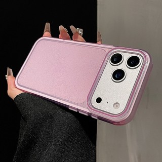 Ốp Điện Thoại Acrylic Lấp Lánh 2 ni 1 Cho iPhone 17 Pro Max 17 Air 16 Plus 15 14 13 12 11 Vỏ Bảo Vệ Chống Sốc