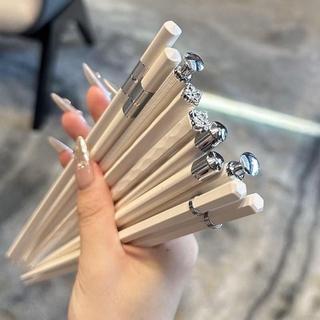 ￼Set 5-10 đôi đũa ăn cơm cao cấp, đũa sợi thuỷ tinh kháng khuẩn chống mốc chịu nhiệt cao mạ bác sang trọng