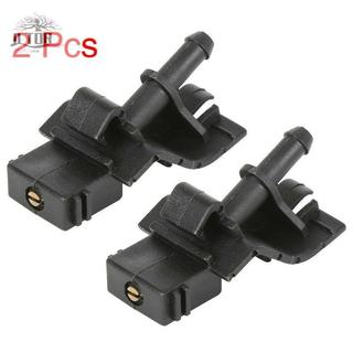 Vòi phun nước rửa kính chắn gió bên ngoài màu đen cho Camry Front 2 cái / bộ 48x24x27mm