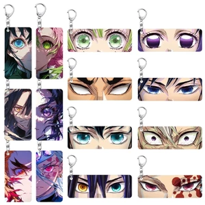 MINISO Kpop Demon Keychain Party Gifts Tanjirou Kamado Nezuko Tomioka Backpack Keychain Pendants Party Favors Christmas