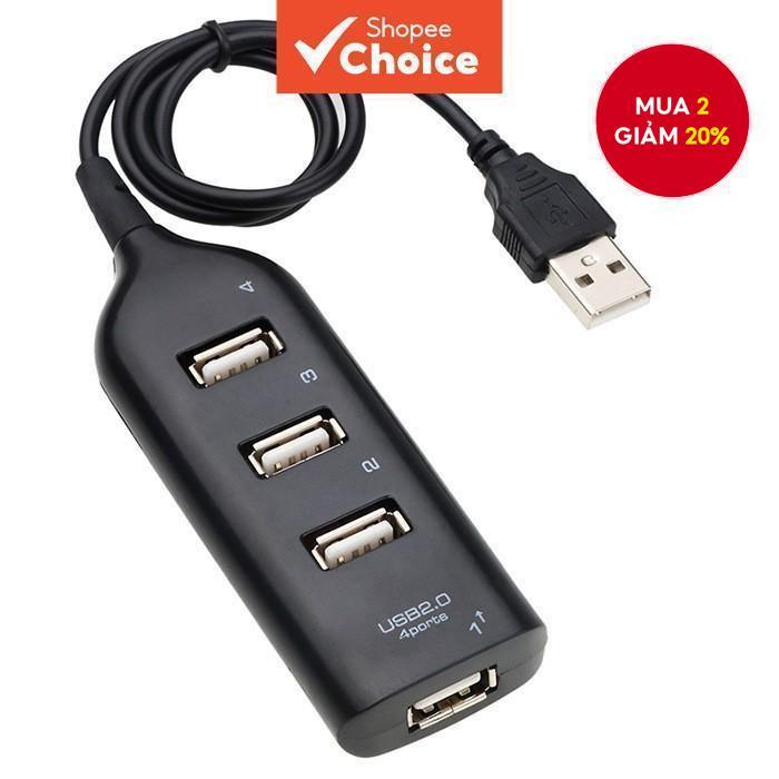 Hub USB cho máy tính xách tay PC 4 cổng USB2.0 Bộ chia phân phối Bộ chuyển đổi nhanh Bộ chuyển đổi OTG