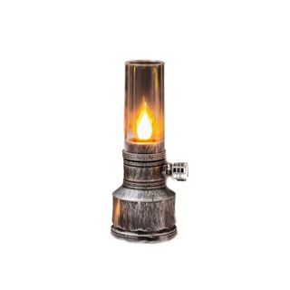 Đèn dầu điện tử ASDFGER, chạy bằng pin LED, an toàn khi sử dụng, dùng làm đèn trang trí