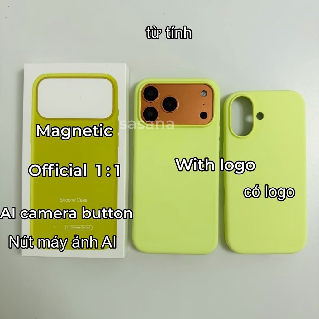 [Chất lượng hàng đầu chính thức 1: 1] Silicon lỏng từ tính cho iphone 17Pro Max / 17Pro / 17 / 17Air Vỏ điện thoại hoạt hình bật lên được trang bị nút điều khiển máy ảnh