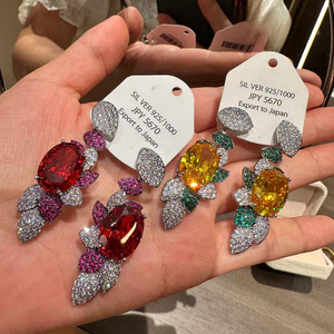 Hàn Quốc Thời Trang Hàn Quốc Ánh Sáng Sang Trọng Thanh Lịch Tinh Tế Phong Cách Mới Sang Trọng Bông Tai Sang Trọng Bán Buôn