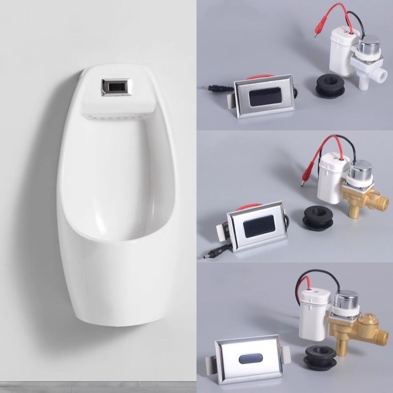 Phụ kiện cảm biến bồn tiểu Van xả tự động Bồn tiểu Nhà vệ sinh Bảng điều khiển tích hợp Hộp pin Van điện từ