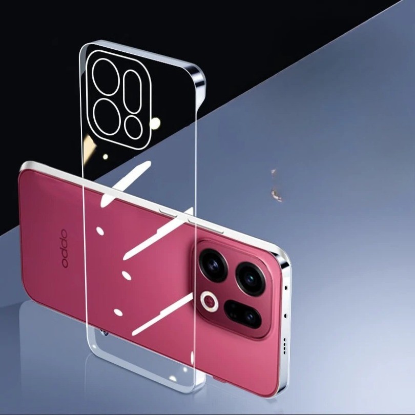 Ốp điện thoại PC cứng trong suốt mỏng không khung cho OPPO Find X9 Pro Ốp điện thoại Coque chống sốc cho OPPO Findx9 FindX9Pro