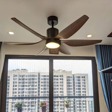 [Bán Buôn] Quạt Trần Lộc Phát, Quạt Trần Đèn Động Cơ DC 6 Số Đảo Chiều Hút Ẩm, 3 Chế Độ Đèn LED
