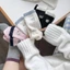 Phiên Bản Hàn Quốc Nữ Dễ Thương Phong Cách Mới Mèo Hello Kitty Giữa Ống Thu Đông Hoạt Hình Phong Cách Nhật Bản Người Ảnh Hưởng Hợp Thời Trang Tất Cả Trận Đấu Hàng