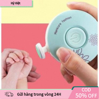 【Hỷ】Máy mài dũa móng tay mini cho bé hình tròn với thiết kế đáng yêu và chức năng đơn giản phù hợp cho các bậc phụ huynh