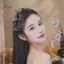 PlumHOUSE Tính Khí Thanh Lịch Pha Lê Tóc Vòng Thời Trang Hàn Quốc Ngọt Ngào Chống Trơn Trượt Tiệc Cưới Phụ Kiện Tóc VN