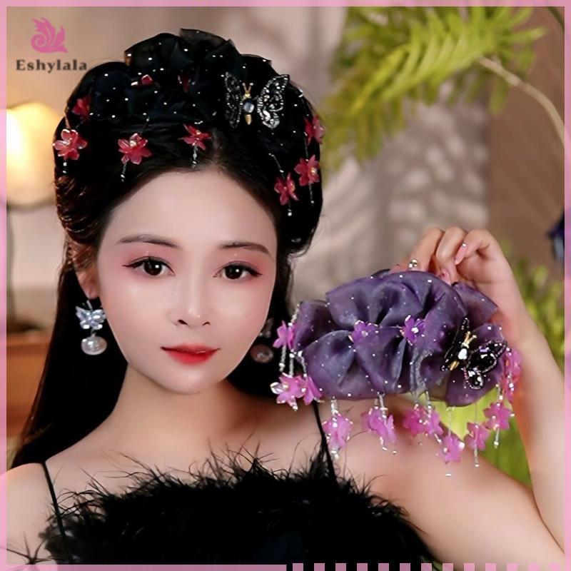 Ánh Sáng Thời Trang Sang Trọng Hoa sel Vuốt Tóc Cho Nữ Bé Gái Tính Khí Thanh Lịch Kẹp Phụ Kiện Tóc [MỚI]