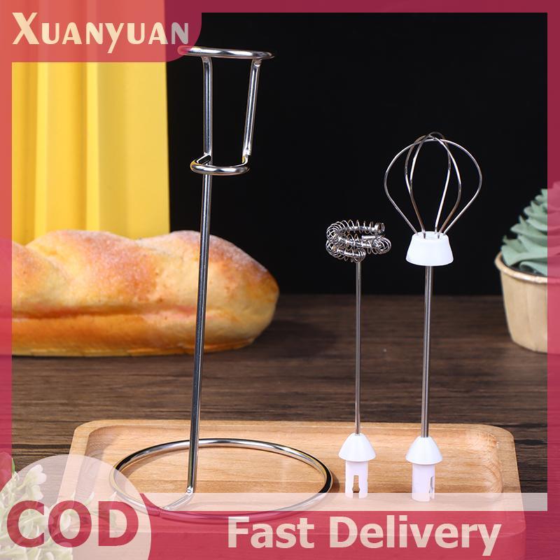 XUAN Cà Phê Eggbeater Giá Đỡ Nhà Bếp Sữa Frother Giá Đỡ Sữa Frother Đứng Sữa + Máy Đánh Trứng VN