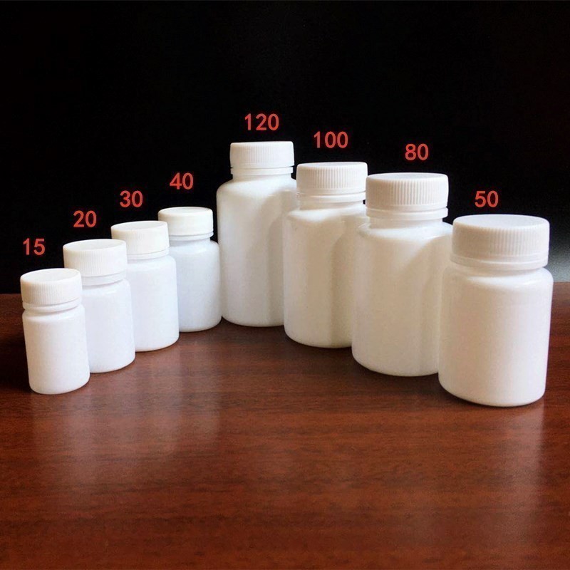 M7 Chai chiết  nhựa HDPE (10 chai), hũ chiết mỹ phẩm viên nén, đựng gia vị 100ml MALAN
