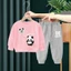 Bé Gái Hoạt Hình Dễ Thương Đồ Họa Quần Jogger Mềm Mại Linh Hoạt Mặc Thường Ngày Nhẹ Quần Hàng Ngày