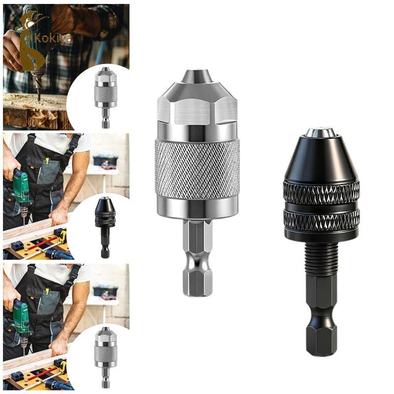 [kokiya] Keyless Mini 3 Hàm Khoan Chuck Máy Khoan Chuyên Nghiệp Chuck Cho Trình Điều Khiển Tác Động