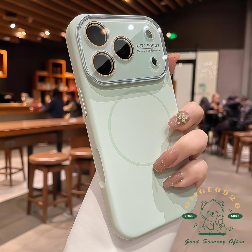 【 Ốp lưng iPhone17 】 Vỏ điện thoại từ tính cảm giác da lỏng iphone17 Pro Max16 15 14 13 cho vỏ iPhone Vỏ mềm silicon TPU chống sốc