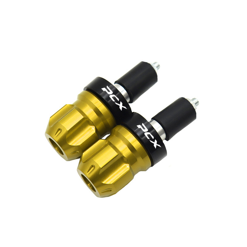 Dành Cho Xe HONDA PCX160 PCX150 PCX125 Tay Cầm Cuối Mũ Nhôm CNC Thanh Cuối Trọng Lượng Xe Máy Cân Bằng Phích Cắm