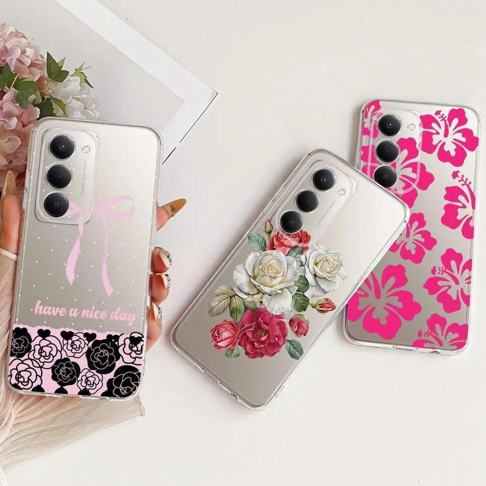 Dành Cho Xiaomi Redmi 15 4G 5G Ốp Lưng Điện Thoại Tếch Mềm TPU Vỏ Hoa Bướm Thời Trang Mới Trên Redmi 15C Toàn Cầu Châu Âu