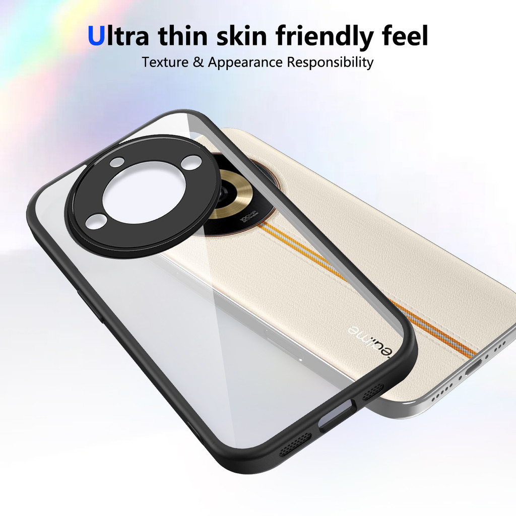 Ốp lưng Realme 11 Pro Plus 5G Vỏ trong suốt mờ thời trang cho Ốp điện thoại Realme 11 Pro 5G