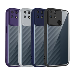 Ốp lưng Realme Narzo 50A Vỏ trong suốt mờ thời trang cho Ốp điện thoại Realme Narzo 50A