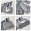 Túi xách SAMO Shopper, Túi đeo vai sang trọng in hình thỏ dung tích lớn, Thời trang mềm mại sang trọng Lông thú lông xù Lông thú giả Túi Tote Fuzzy Sử dụng hàng ngày