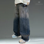 OWLLADE Chó Rách Baggy Quần Jean Cho Bé 12 Tuổi Thanh Thiếu Niên Quần Denim Cho Quần Jean Bé Trai Chống Mài Mòn Z1266 Màu Xanh C03 4T-1 — ảnh 4