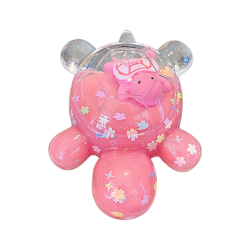 Phong Cách Mới Chảy Cát Rùa Lớn Nhấp Nháy Rùa Chảy Cát Rùa Bán Chạy Để Bàn Trang Trí Acrylic