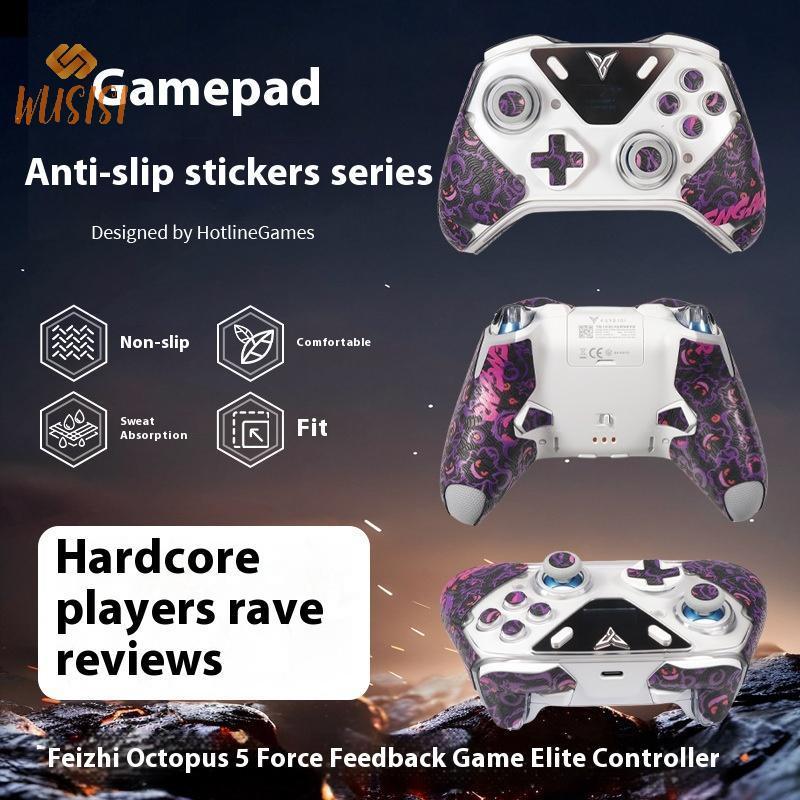 [WUSISI] Miếng dán chống trượt cho Flydigi Vader 3 Pro Flydigi Vader 4 Pro Tay cầm trò chơi không dây Nút tay cầm chơi Game Bộ băng chống trượt MỚI