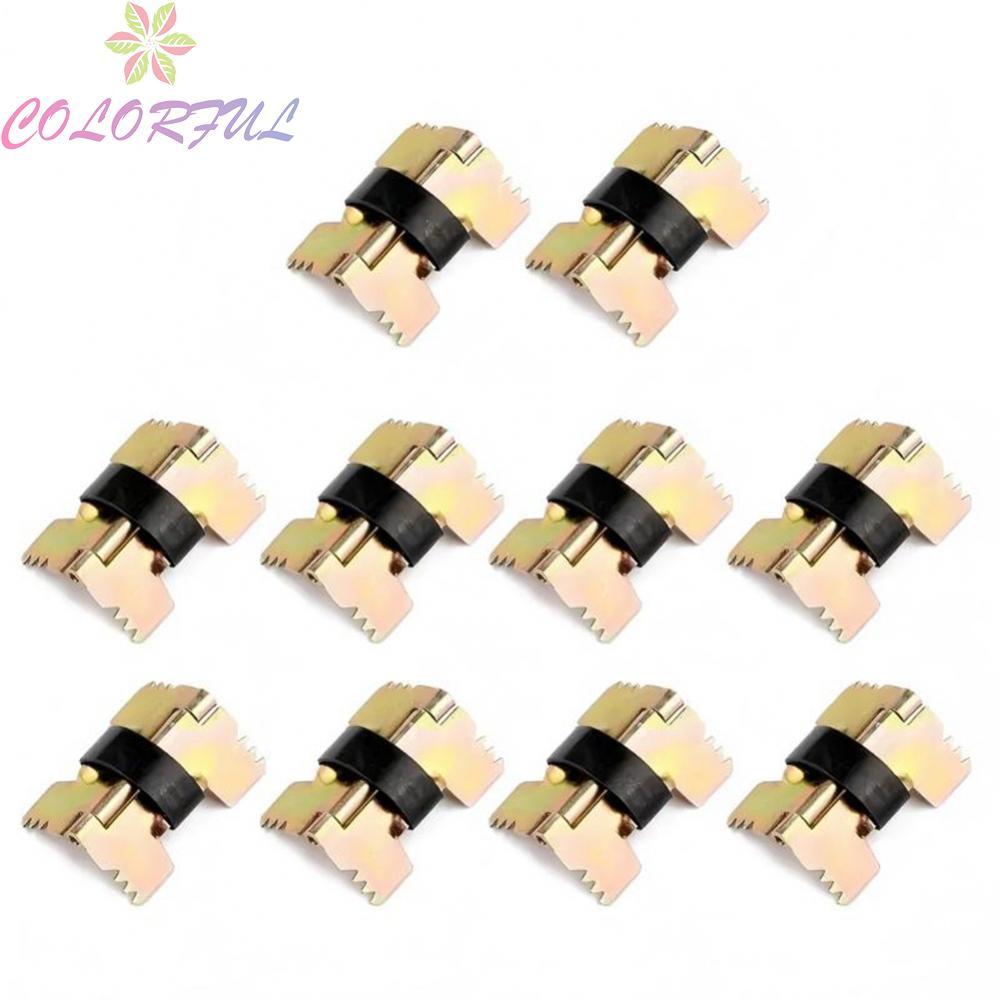 【COLORFUL】10PCS Folding Spring Hinges for DIY Jewelry Boxes Glasses Boxes and Wooden Cases